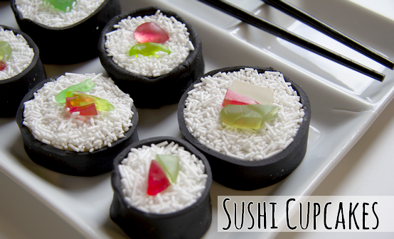 sushi cupcakes