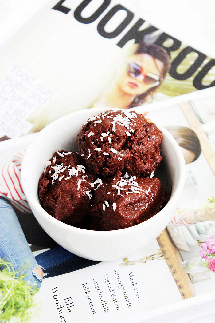 recept kokos-chocolade ijs gezond