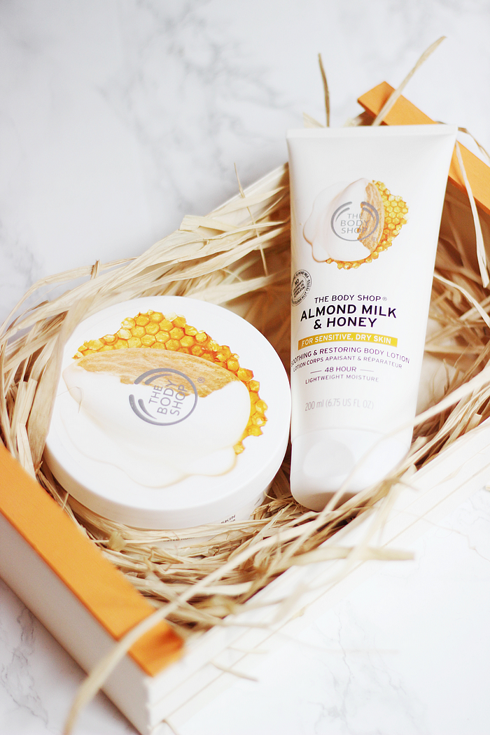 The Body Shop Almond Milk & Honey body butter body lotion review