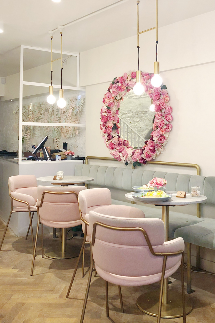 elan cafe london rose wall