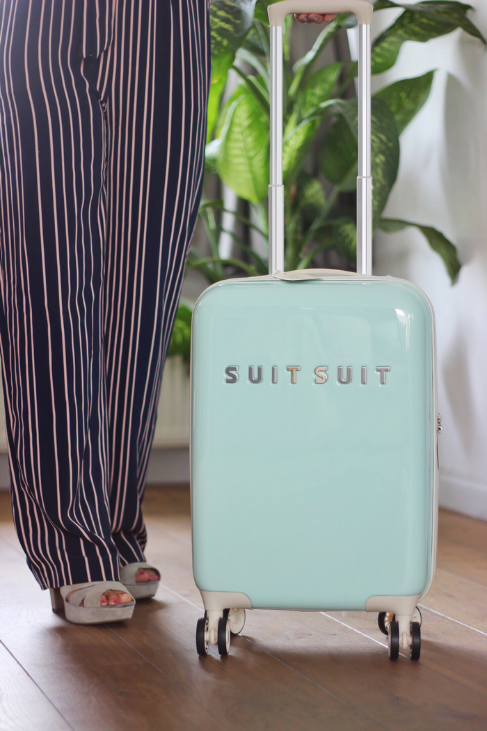 wijsvinger Huiswerk maken Zonder SUITSUIT Fabulous Fifties Luminous Mint: een praktische handbagage koffer