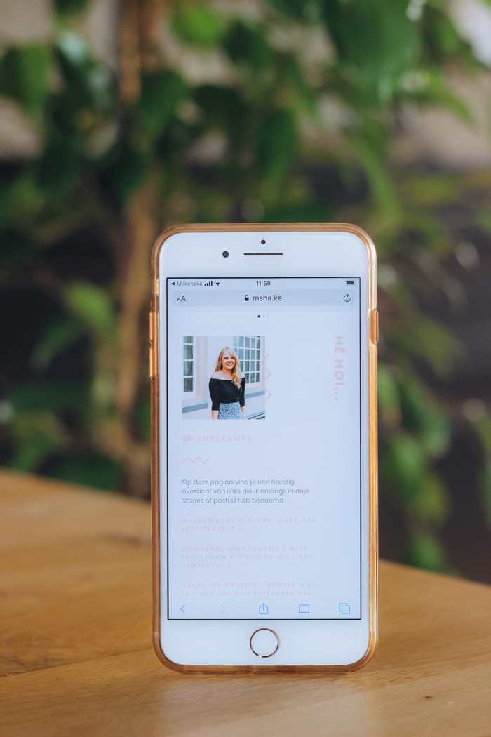 milkshake app ervaring review link in bio instagram tip