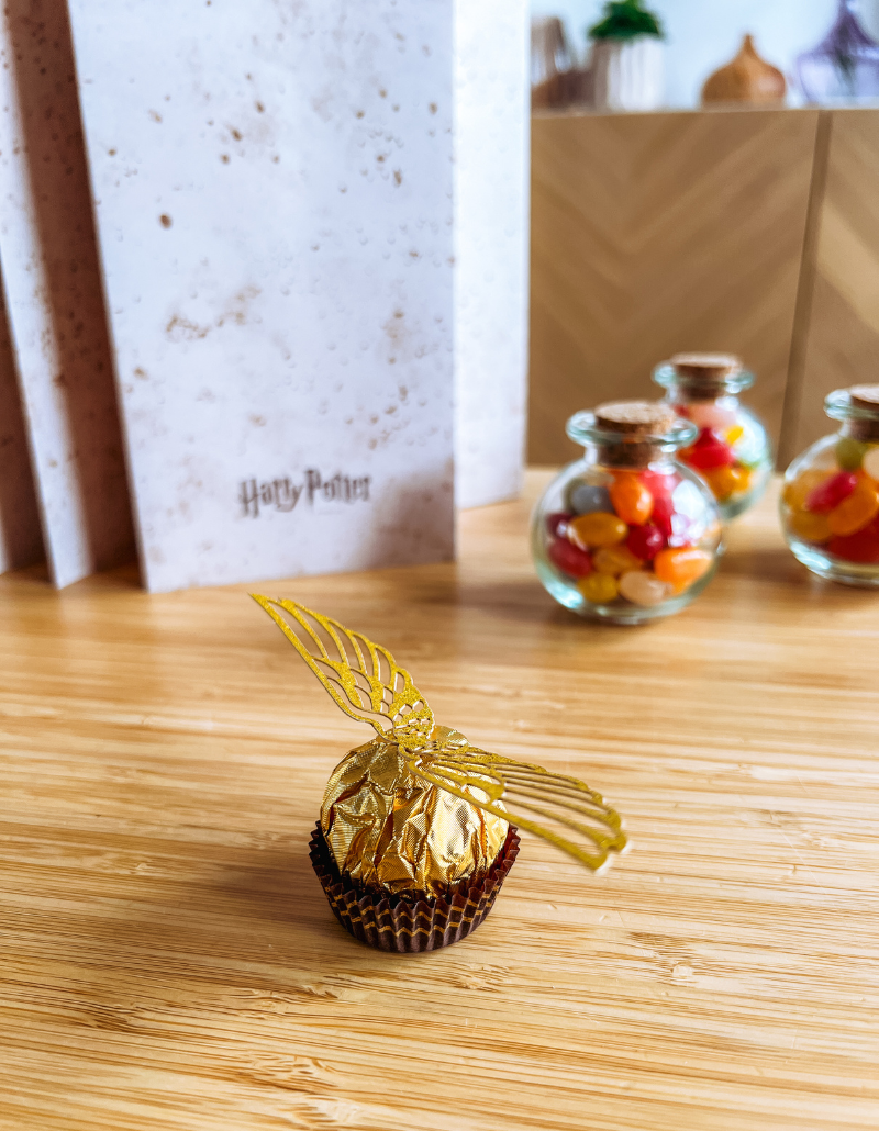 harry potter diy golden snitch gouden snaai ferrero rocher